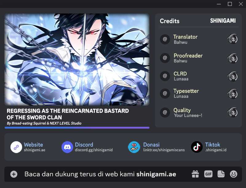 Komik Regressing As The Reincarnated Bastard Of The Sword Clan Chapter 27 gambar nomor 1