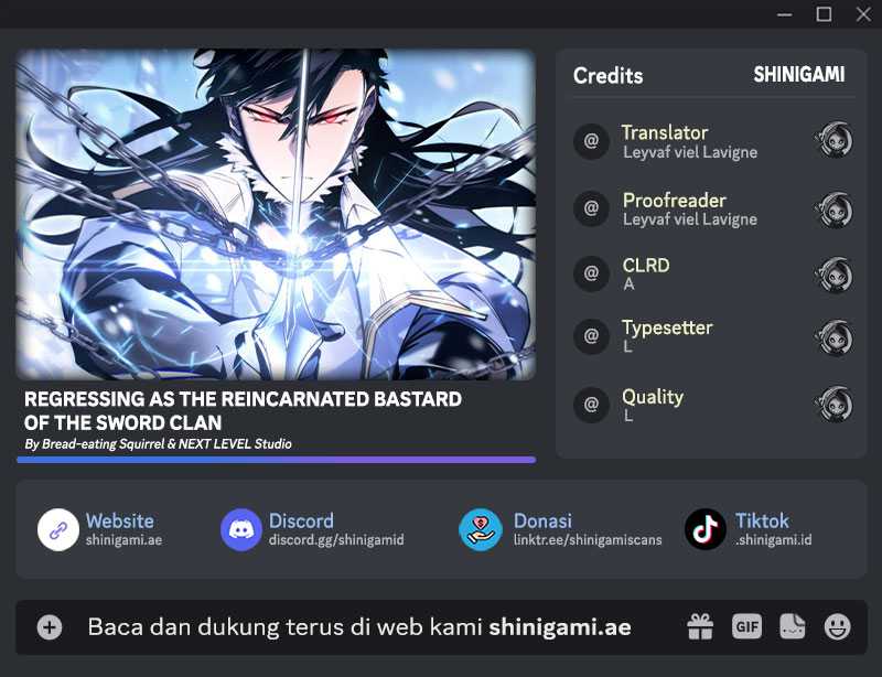 Komik Regressing As The Reincarnated Bastard Of The Sword Clan Chapter 32 gambar nomor 1
