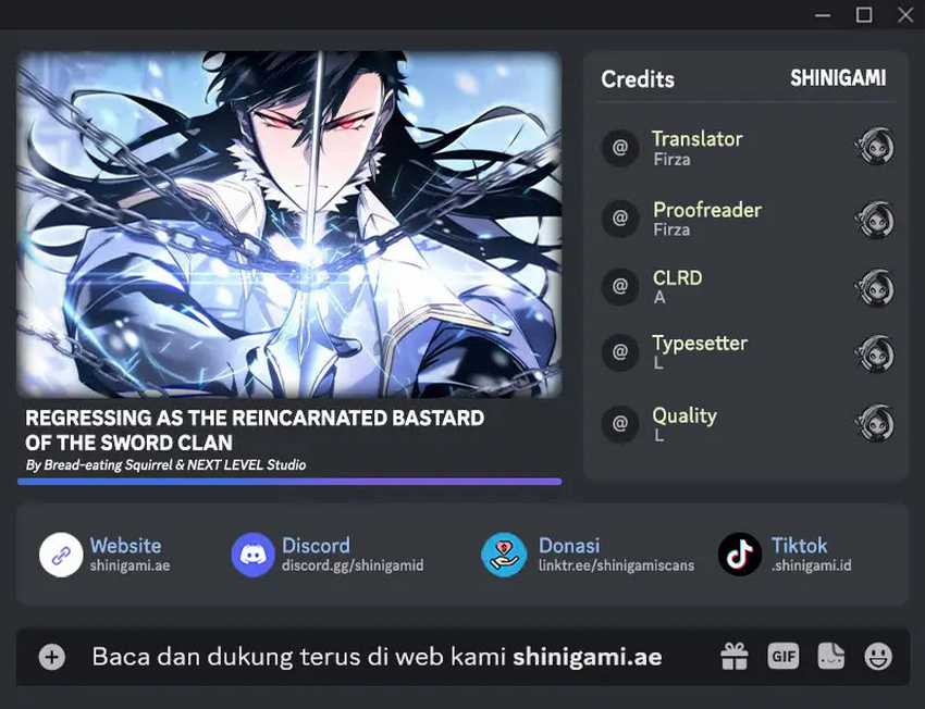 Komik Regressing As The Reincarnated Bastard Of The Sword Clan Chapter 15 gambar nomor 1