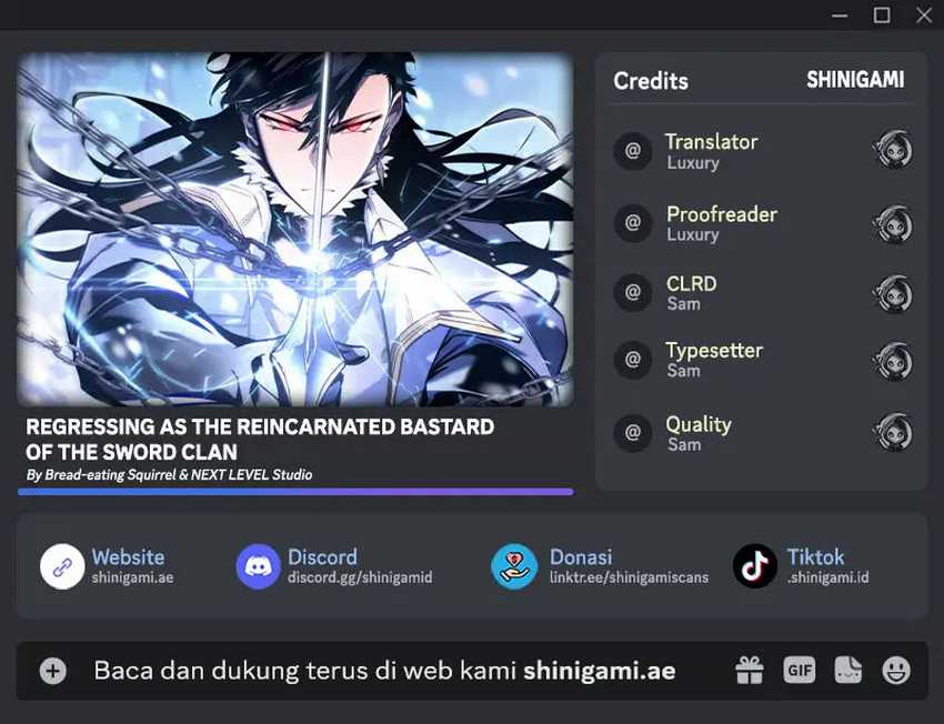 Komik Regressing As The Reincarnated Bastard Of The Sword Clan Chapter 13 gambar nomor 1