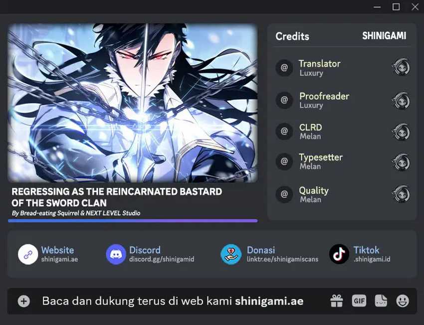 Komik Regressing As The Reincarnated Bastard Of The Sword Clan Chapter 10 gambar nomor 1