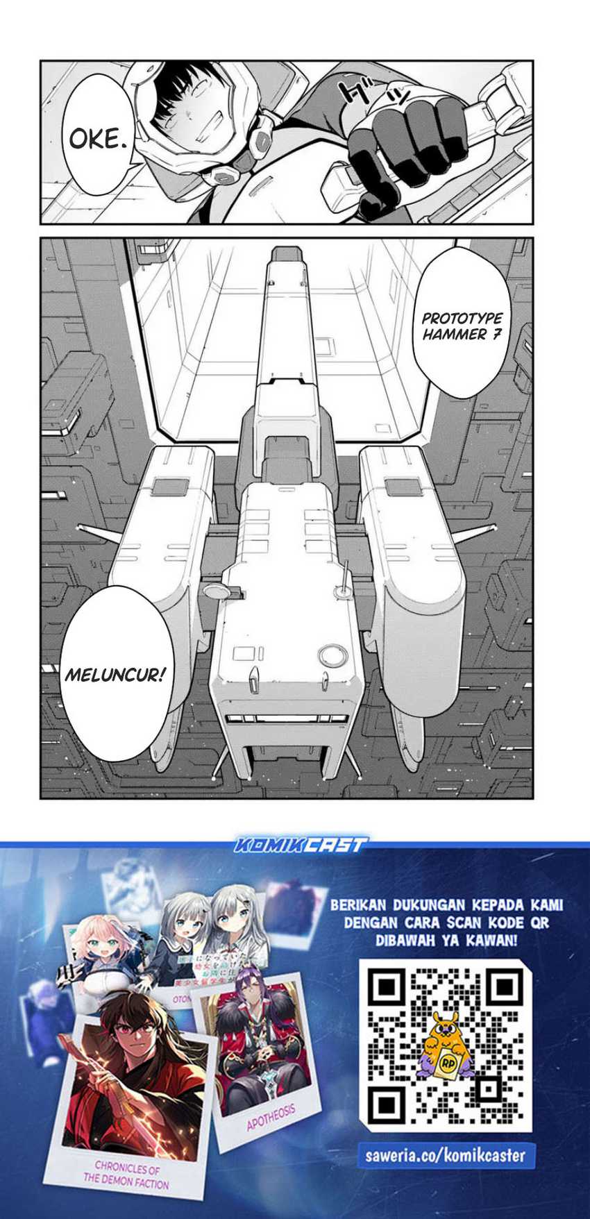 Mezametara Saikyou Soubi to Uchuusen-mochi datta no de Chapter 44.2 Gambar 16