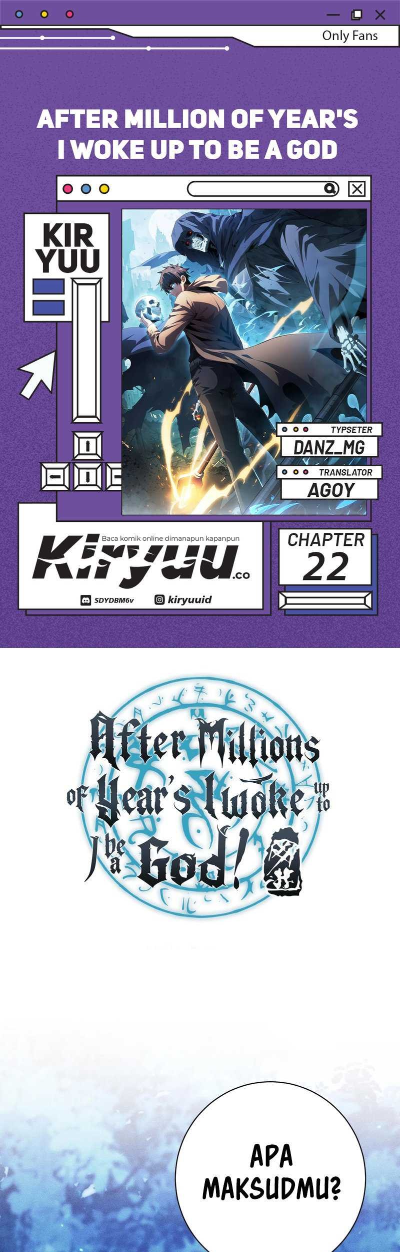 Komik I Awoke as a God After Auto Battling For a Million Years (Idle Player Returns as a God) Chapter 22 gambar nomor 1