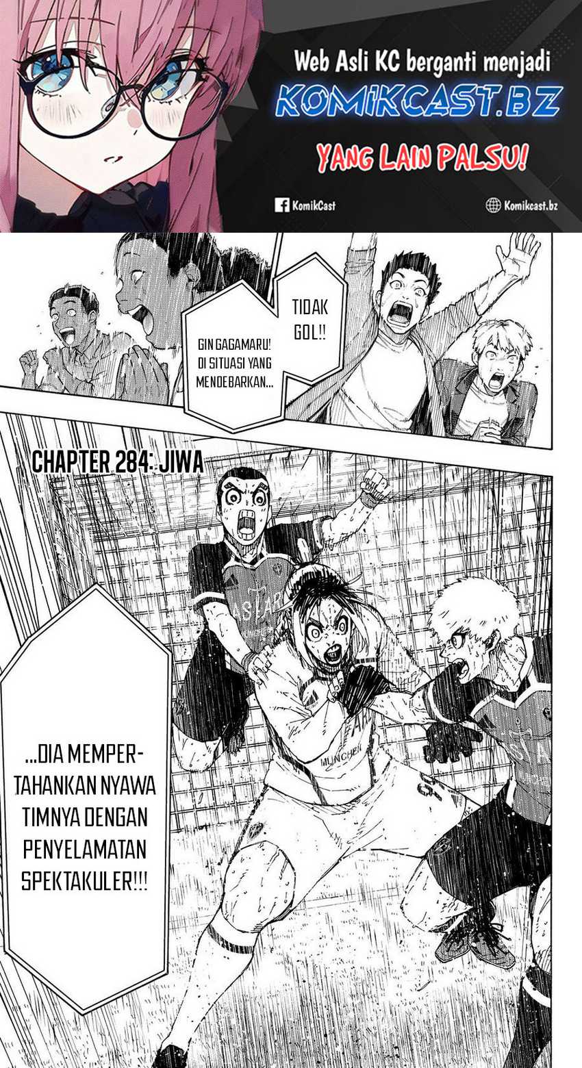 Manga Blue Lock Chapter 284 gambar nomor 2