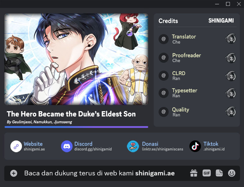Komik The Hero Became The Duke’s Eldest Son Chapter 50 gambar nomor 1