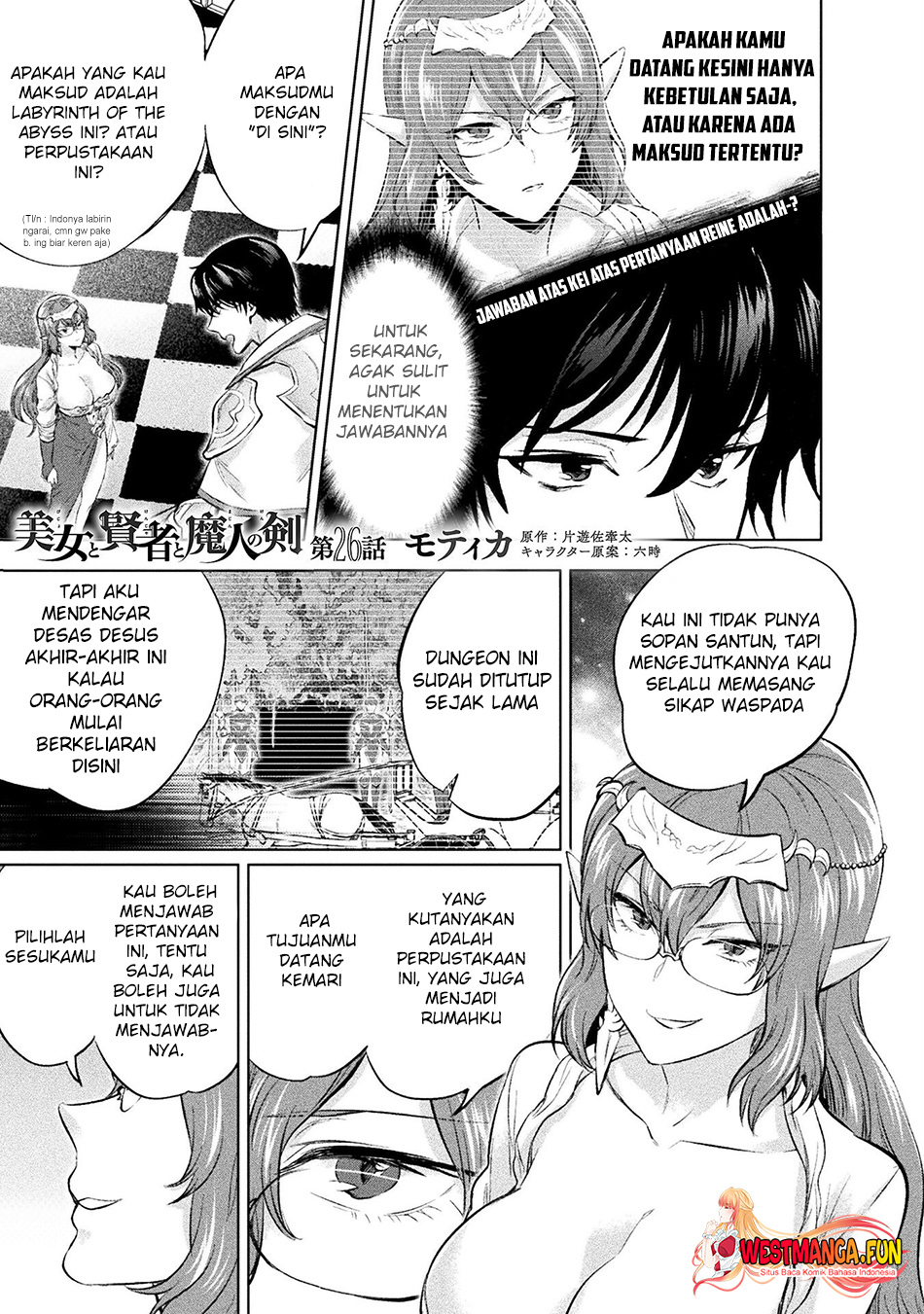 Manga Bijo to Kenja to Majin no Ken Chapter 26 gambar nomor 2