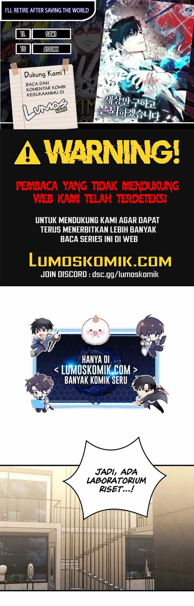 Komik I’ll Retire After Saving the World Chapter 43 gambar nomor 1