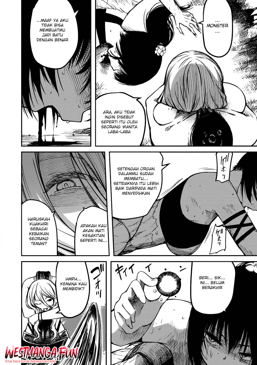 Monster Onna Kanbu wa Osanaki Yuusha wo Dekiaisuru Chapter 04 Gambar 14