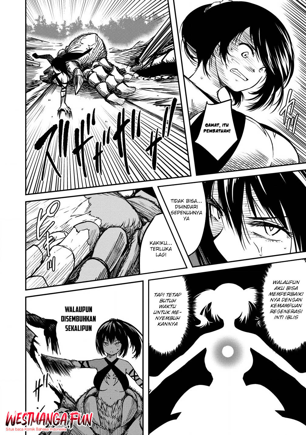 Monster Onna Kanbu wa Osanaki Yuusha wo Dekiaisuru Chapter 04 Gambar 6