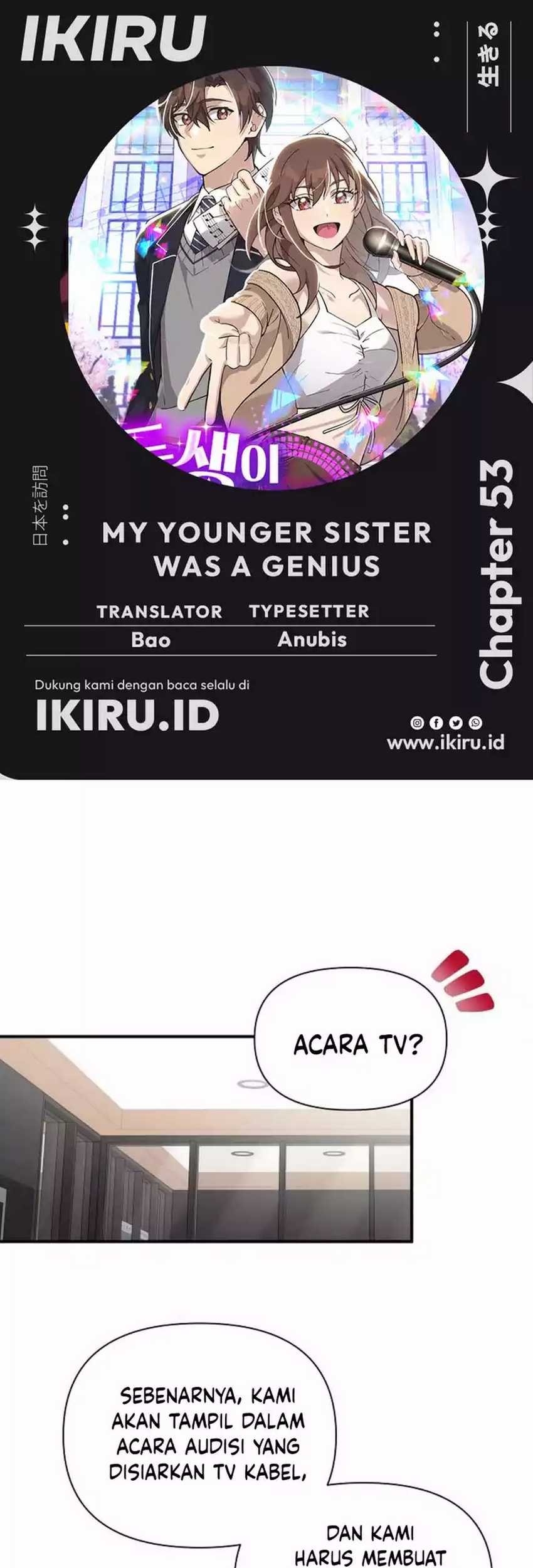 Komik My Younger Sister Was a Genius Chapter 53 gambar nomor 1