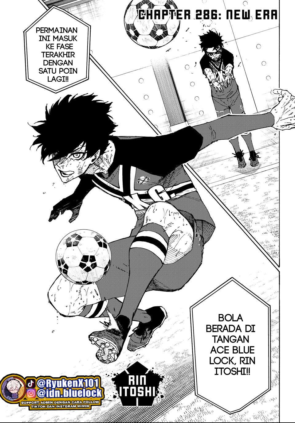 Komik Blue Lock Chapter 286 gambar nomor 1