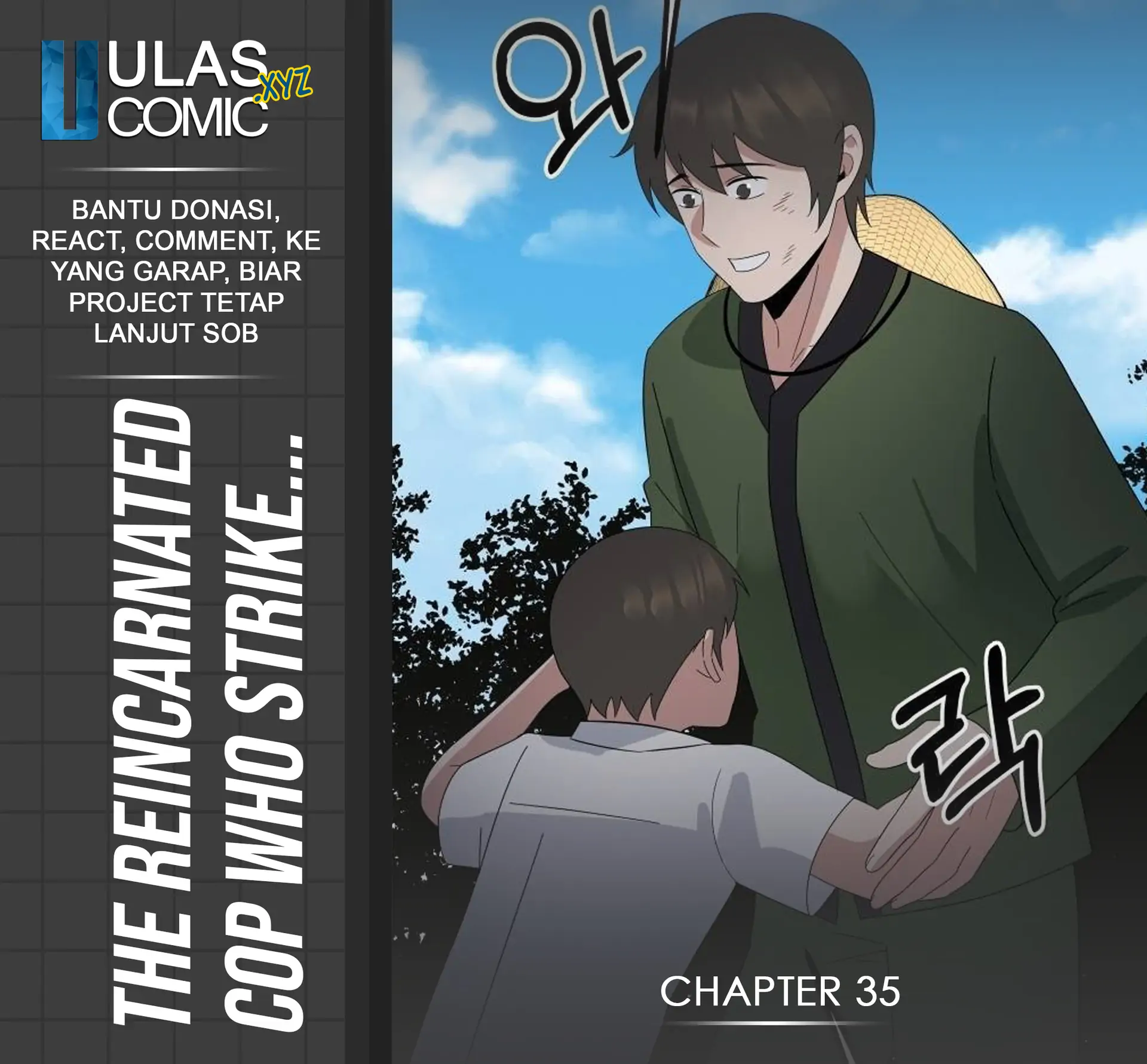 Komik The Reincarnated Cop Who Strikes With Wealth Chapter 35 gambar nomor 1