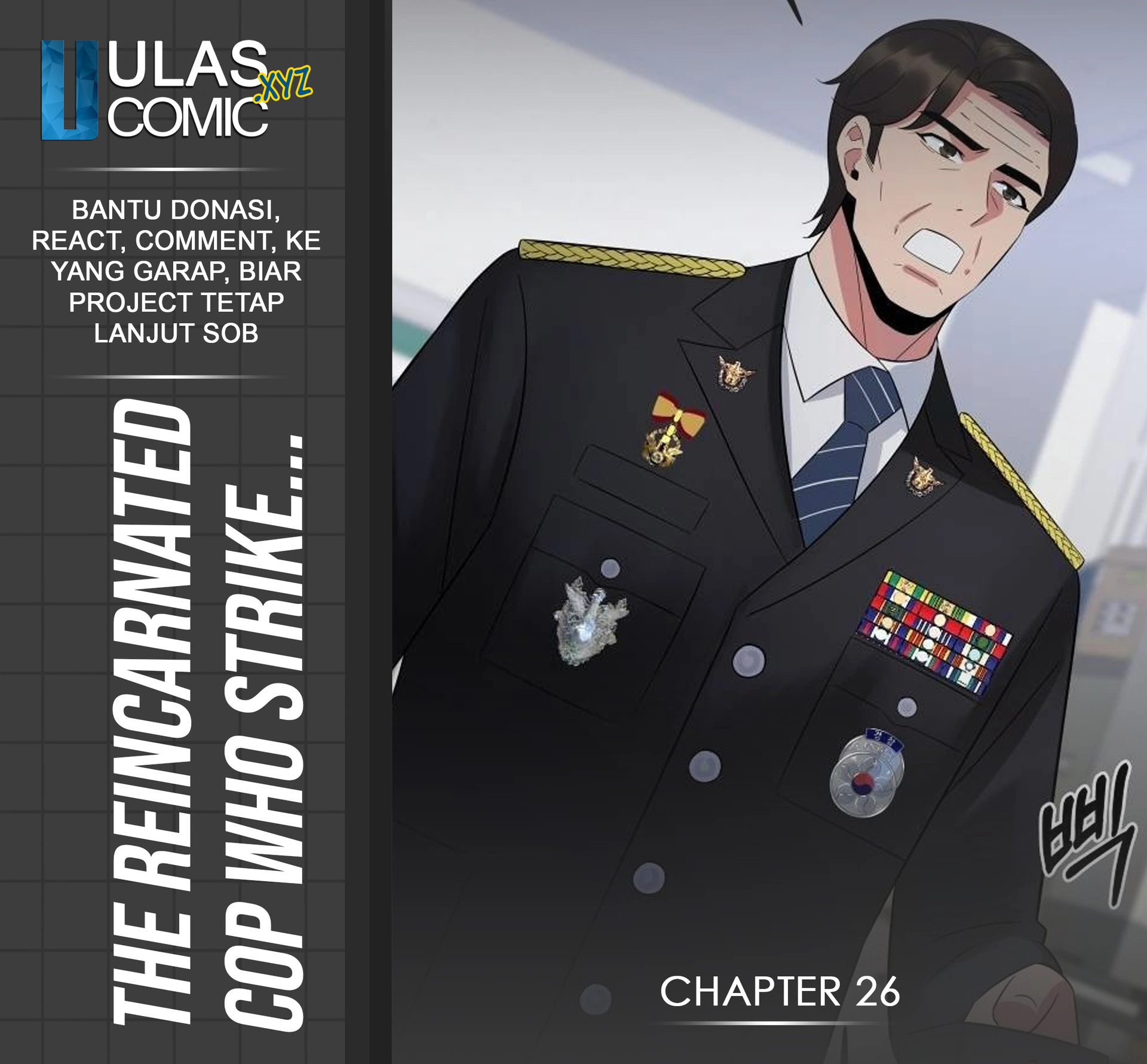 Komik The Reincarnated Cop Who Strikes With Wealth Chapter 26 gambar nomor 1