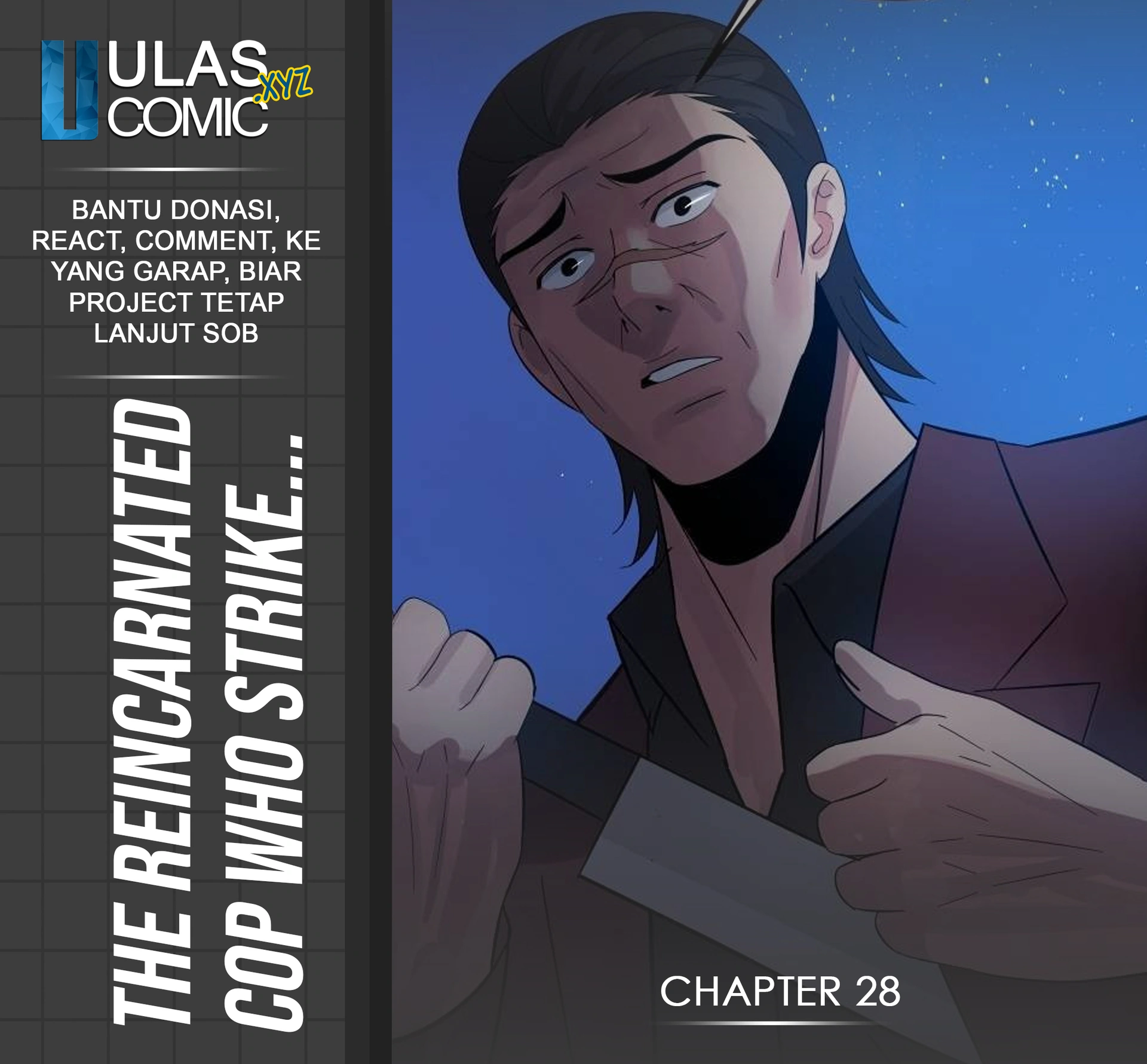 Komik The Reincarnated Cop Who Strikes With Wealth Chapter 28 gambar nomor 1