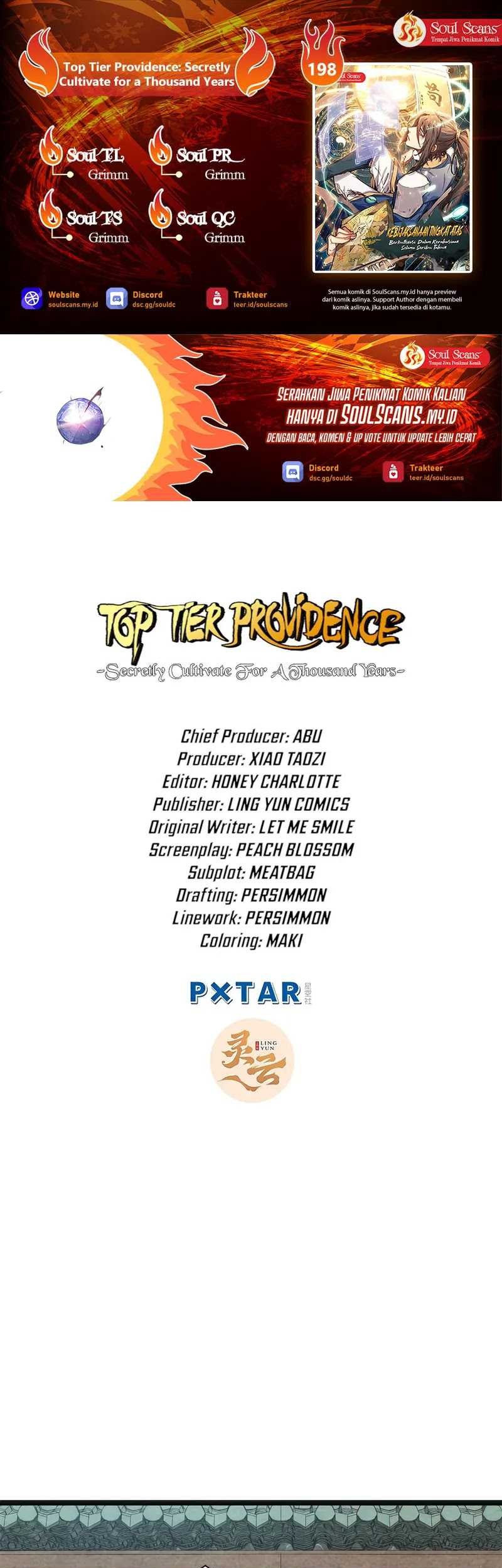 Komik Top Tier Providence: Secretly Cultivate for a Thousand Years Chapter 198 gambar nomor 1
