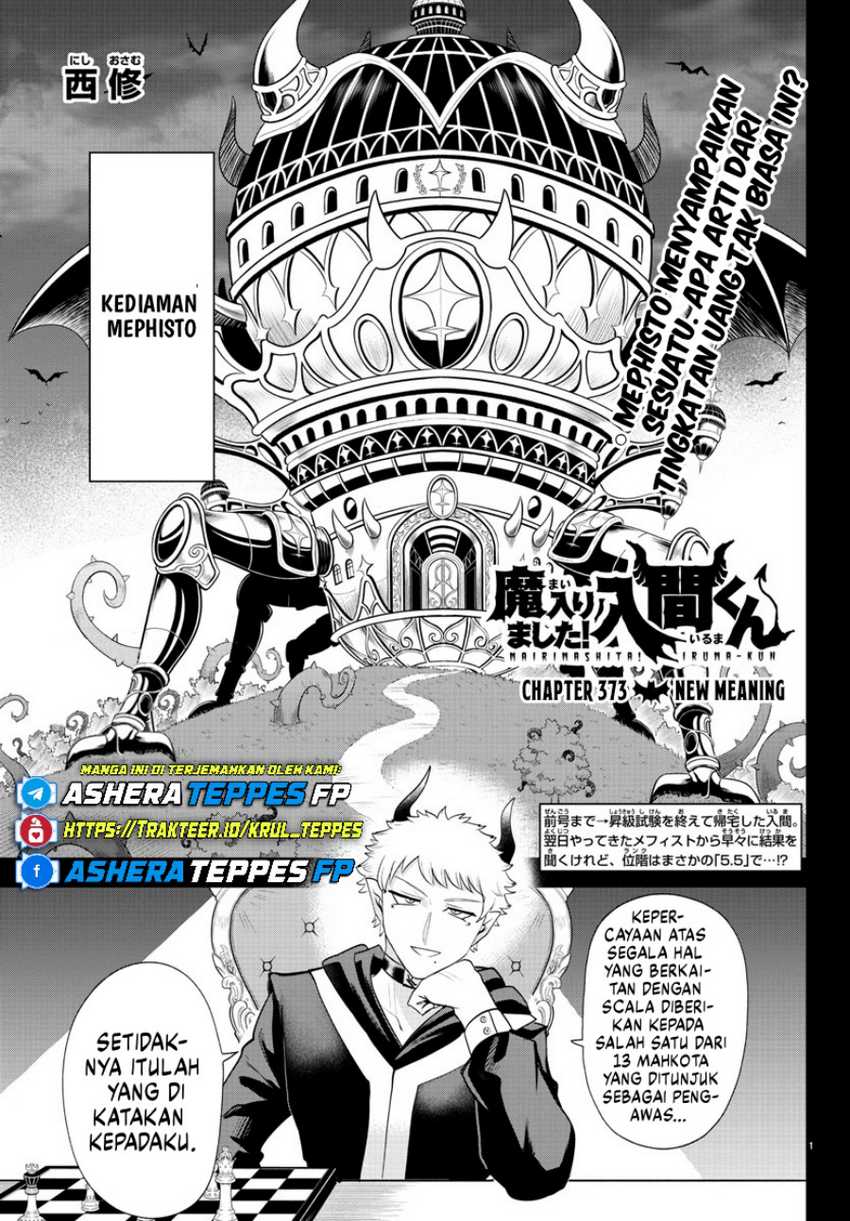 Manga Mairimashita! Iruma-kun Chapter 373 gambar nomor 2