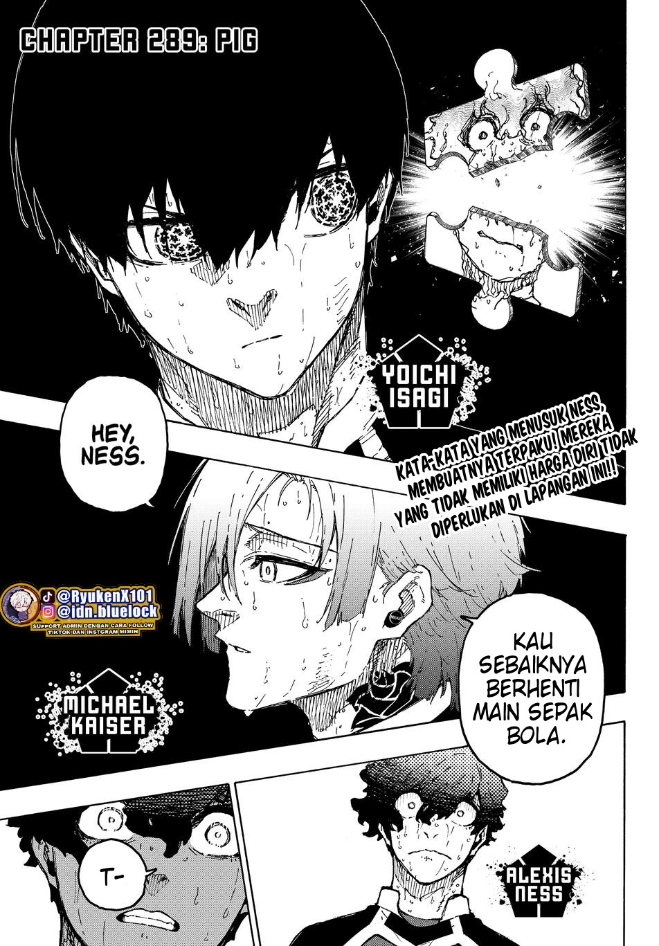 Komik Blue Lock Chapter 289 gambar nomor 1