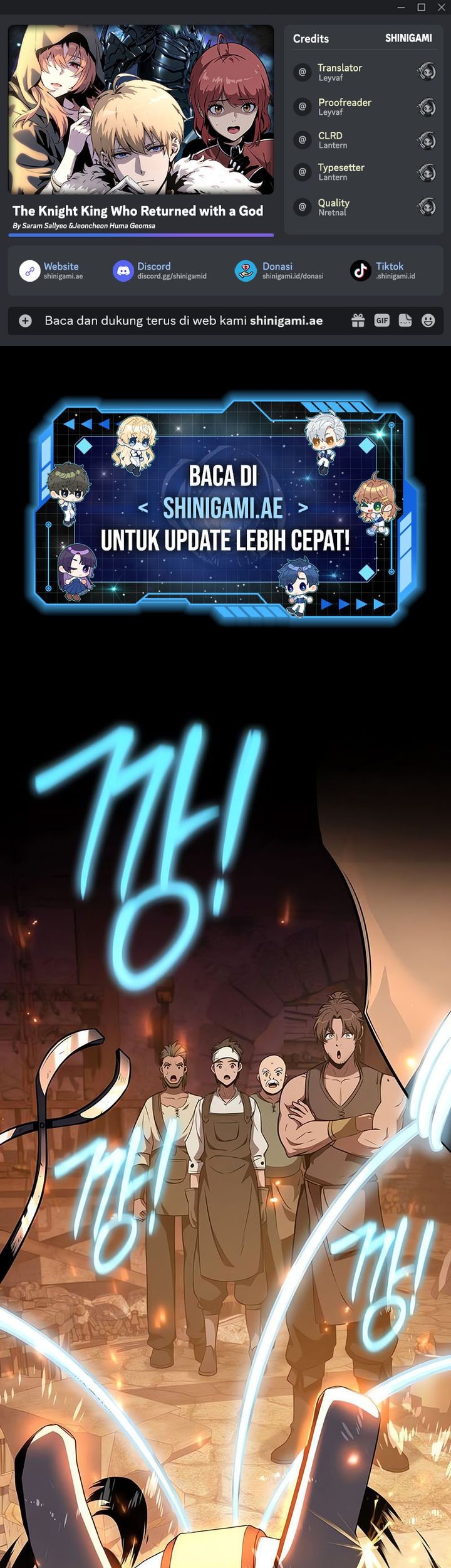 Komik The Knight King Who Returned with a God Chapter 98 gambar nomor 1