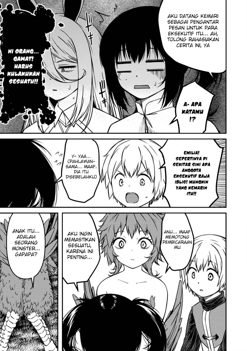 Monster Onna Kanbu wa Osanaki Yuusha wo Dekiaisuru Chapter 07 Gambar 9