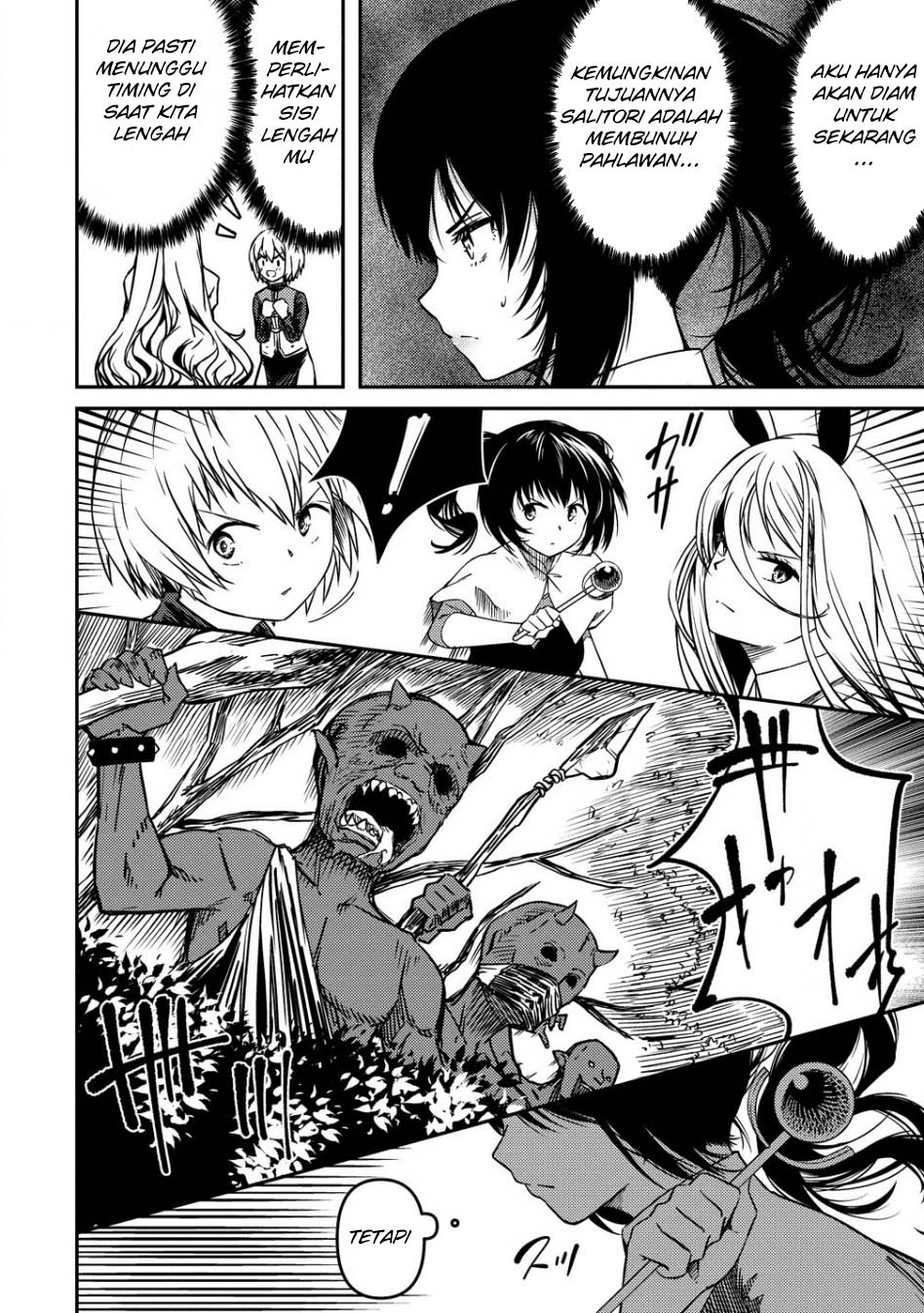 Monster Onna Kanbu wa Osanaki Yuusha wo Dekiaisuru Chapter 06 Gambar 8