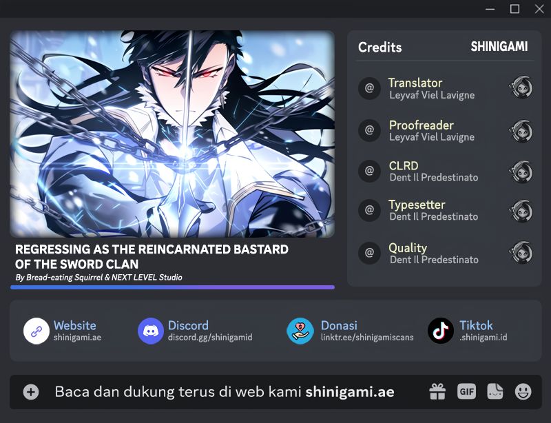 Komik Regressing As The Reincarnated Bastard Of The Sword Clan Chapter 37 gambar nomor 1