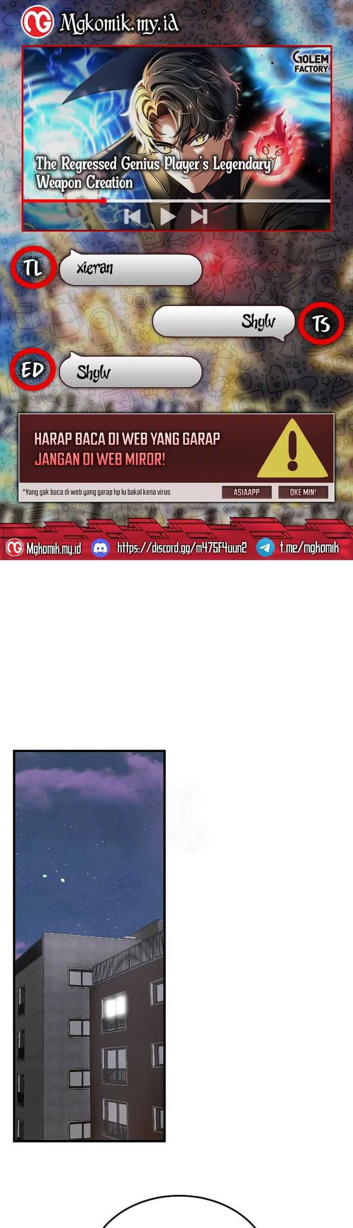 Komik The Regressed Genius Player’s Legendary Weapon Creation Chapter 16 gambar nomor 1