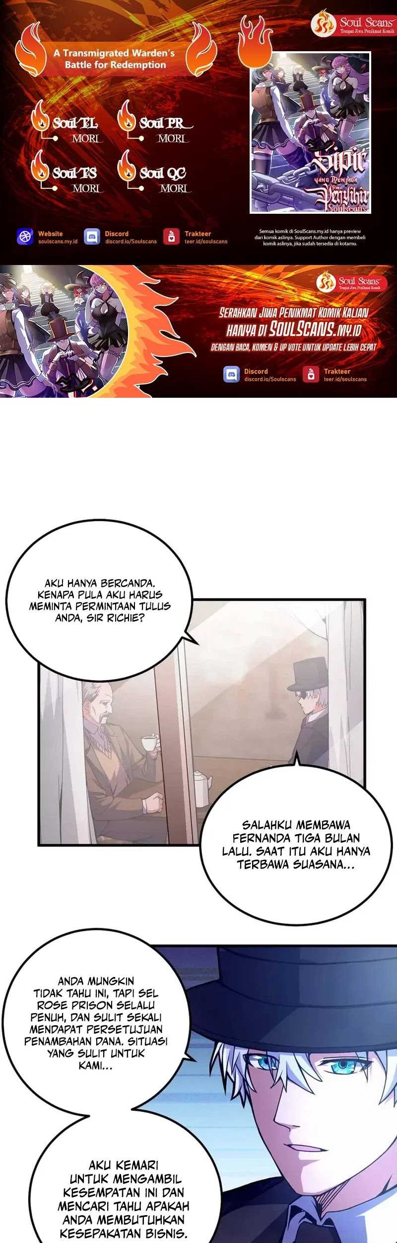 Komik A Transmigrated Warden’s Battle for Redemption Chapter 58 gambar nomor 1