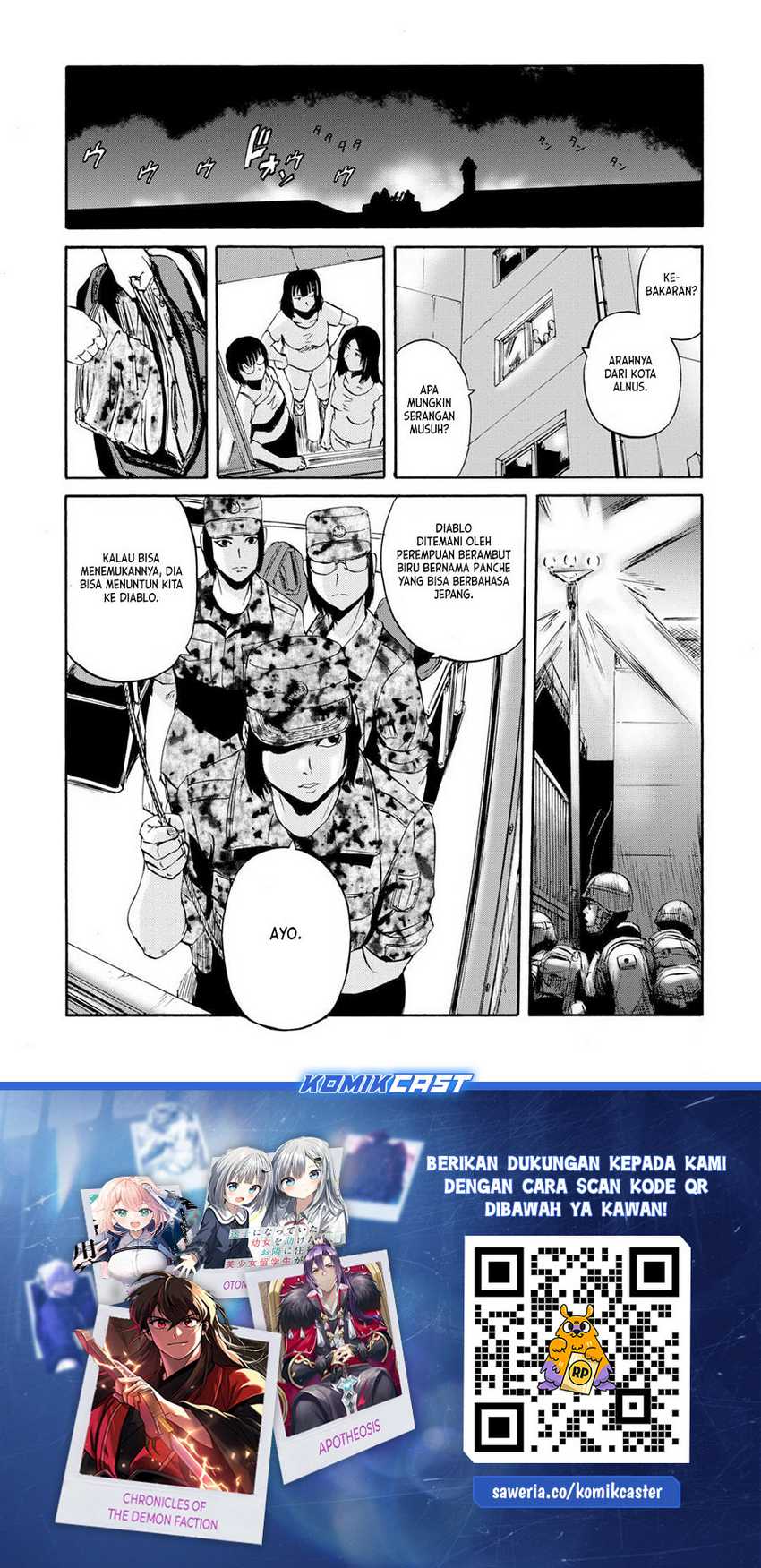 Gate – Jietai Kare no Chi nite Kaku Tatakeri Chapter 136 Gambar 32