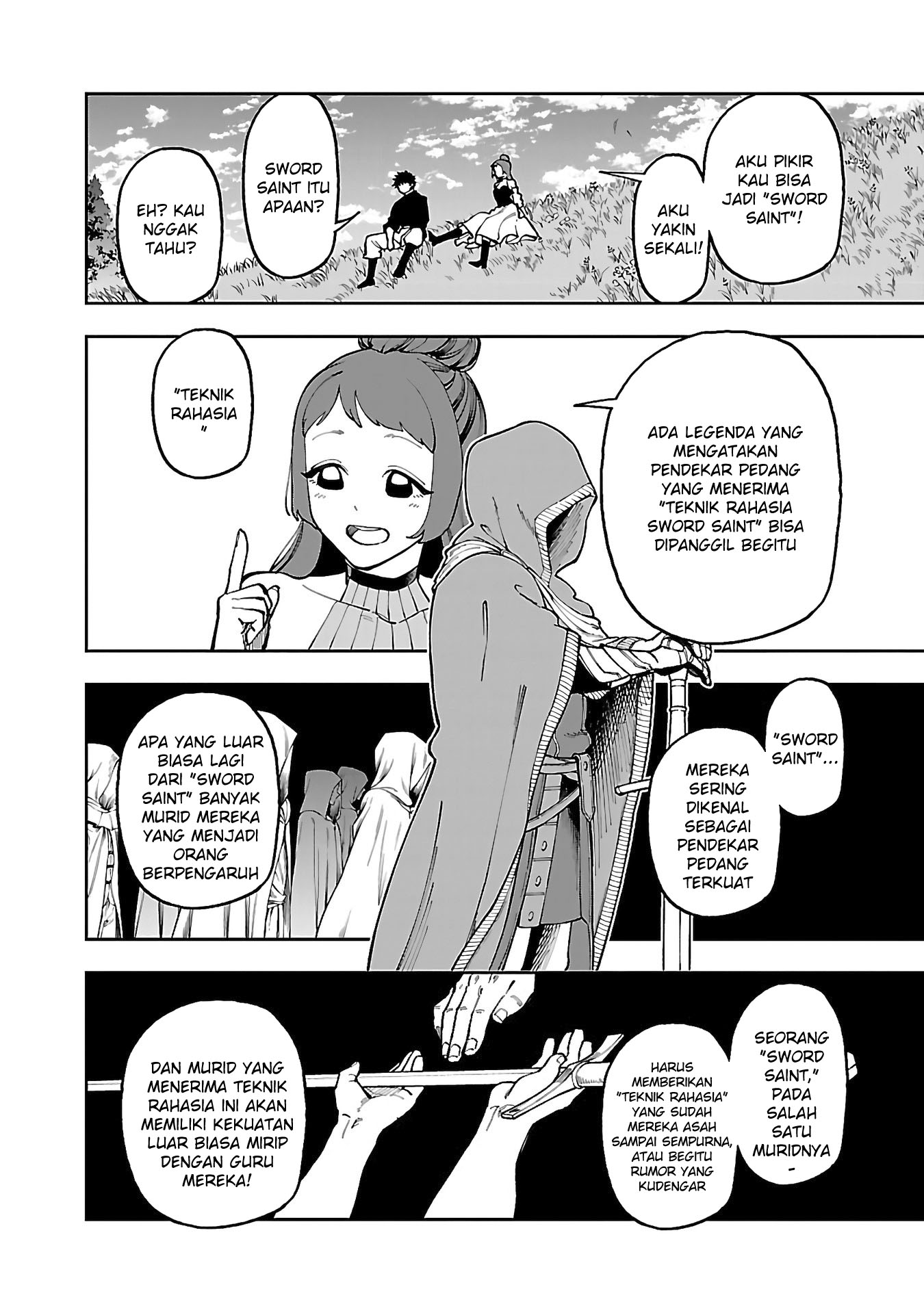 Katainaka no Ossan, Kensei ni Naru ~tada no inaka no kenjutsu shihan datta no ni, taisei shita deshi-tachi ga ore wo hottekurenai ken~ Chapter 27.2 Gambar 22