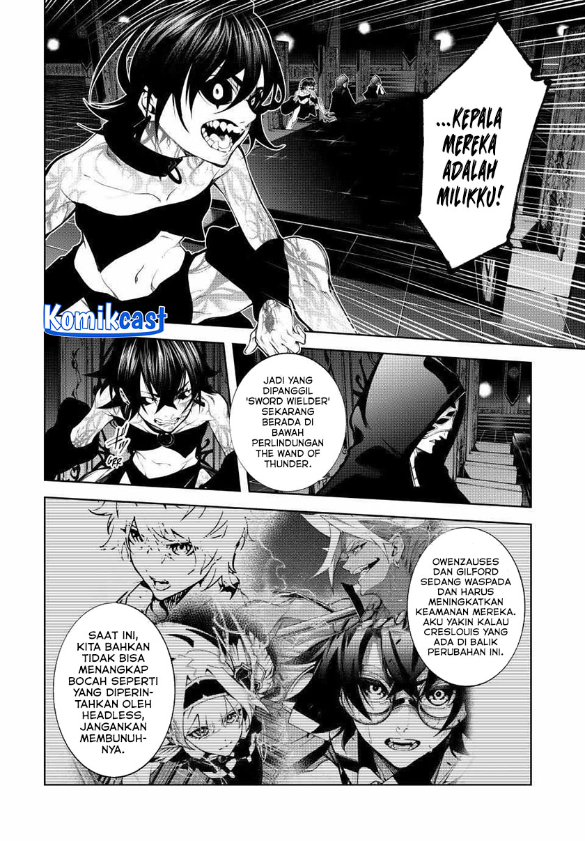 Tsue to Tsurugi no Wistoria Chapter 49 Gambar 9