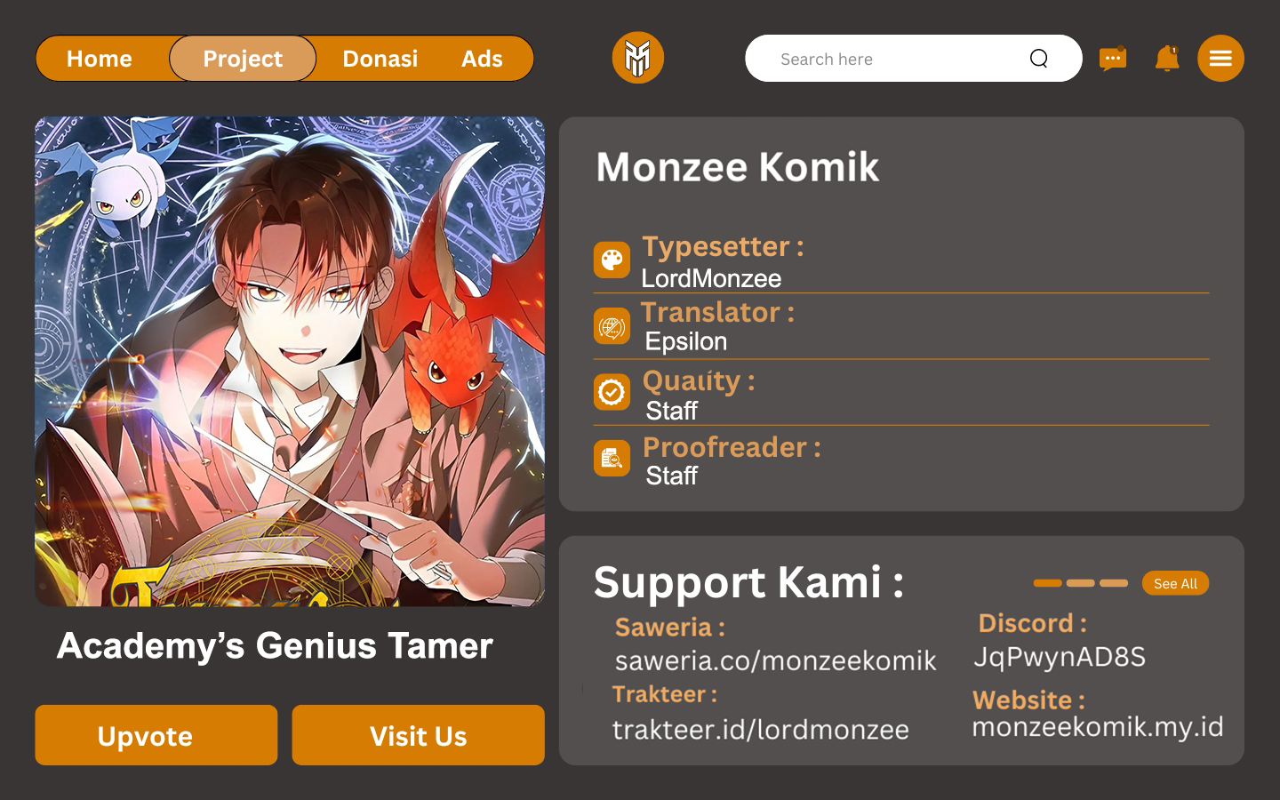 Komik Academy’s Genius Tamer Chapter 31 gambar nomor 1