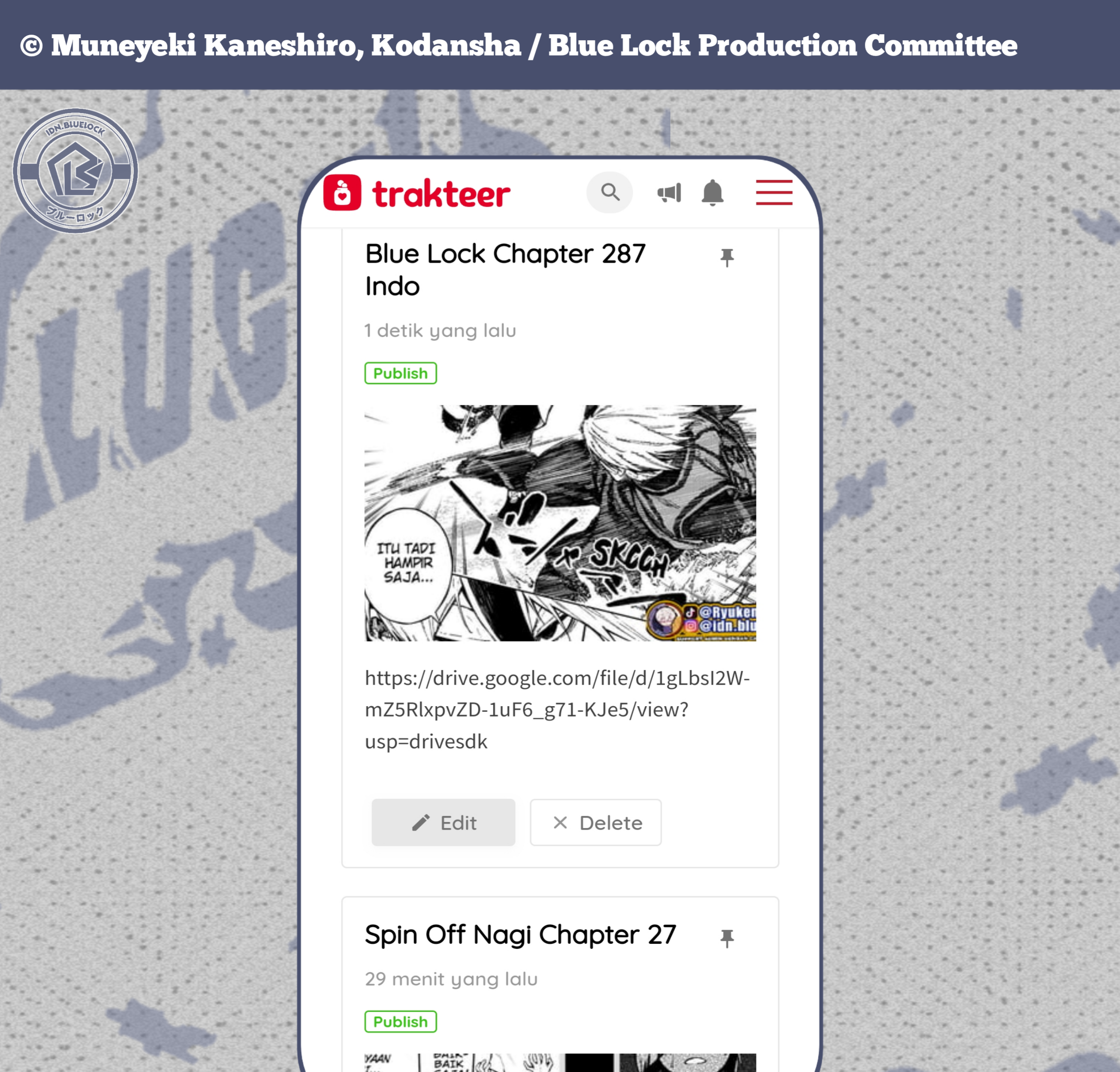 Blue Lock: Episode Nagi Chapter 16 Gambar 36