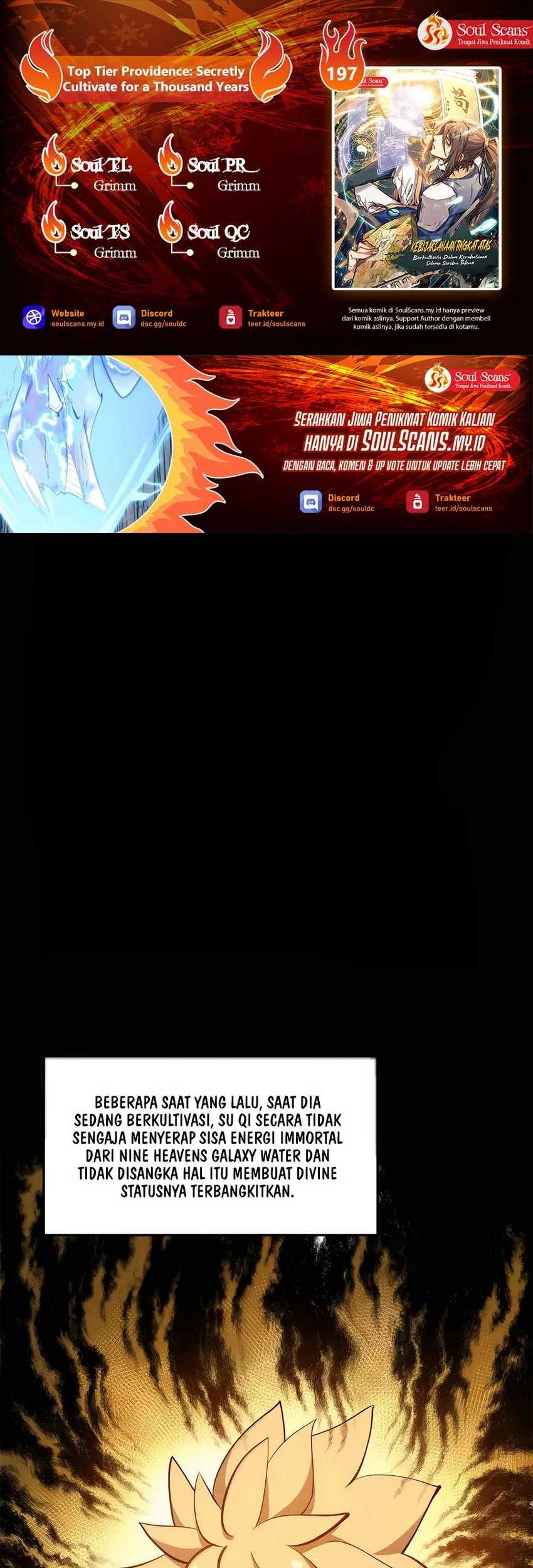 Komik Top Tier Providence: Secretly Cultivate for a Thousand Years Chapter 197 gambar nomor 1