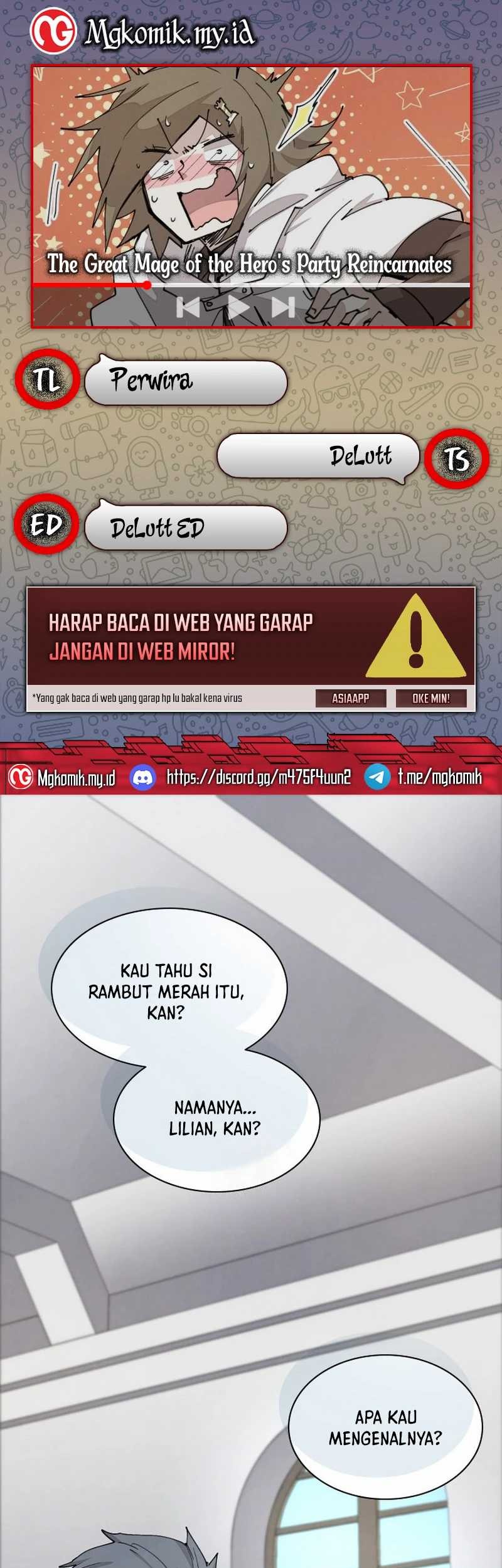 Komik The Rebirth of the Hero’s Party’s Archmage Chapter 49 gambar nomor 1