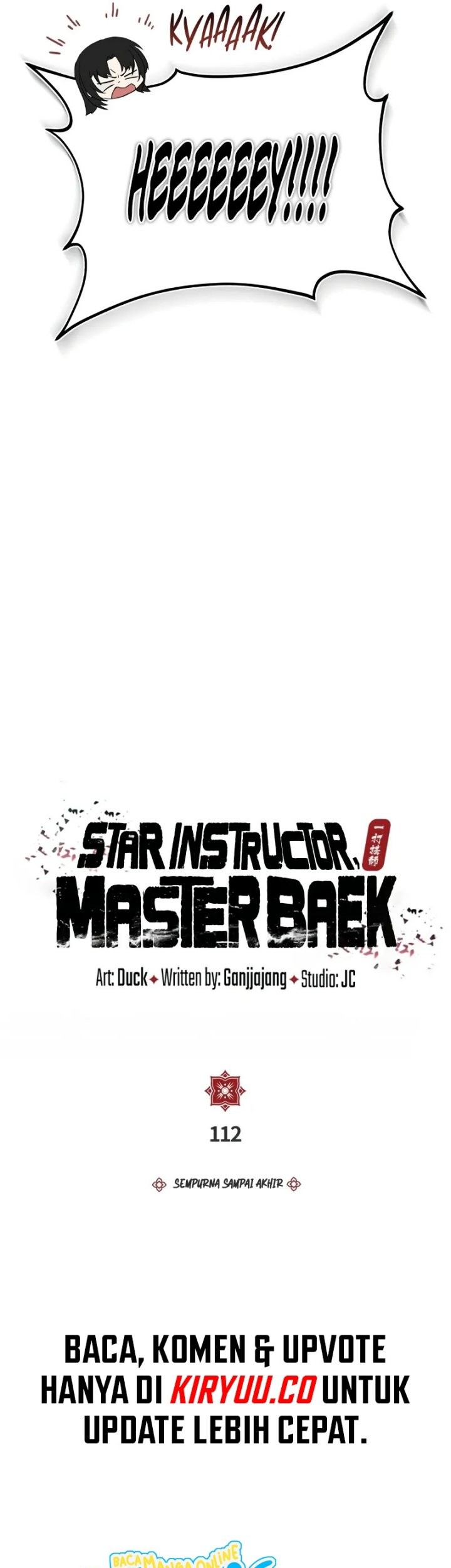 Number One Star Instructor Master Baek Chapter 112 Gambar 19