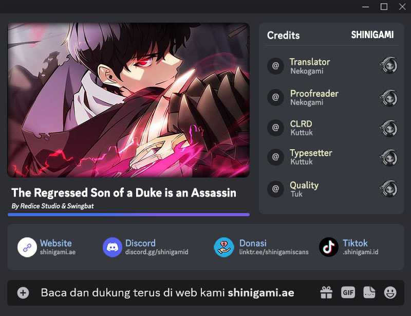 Komik The Regressed Son Of A Duke Is An Assassin Chapter 64 gambar nomor 1