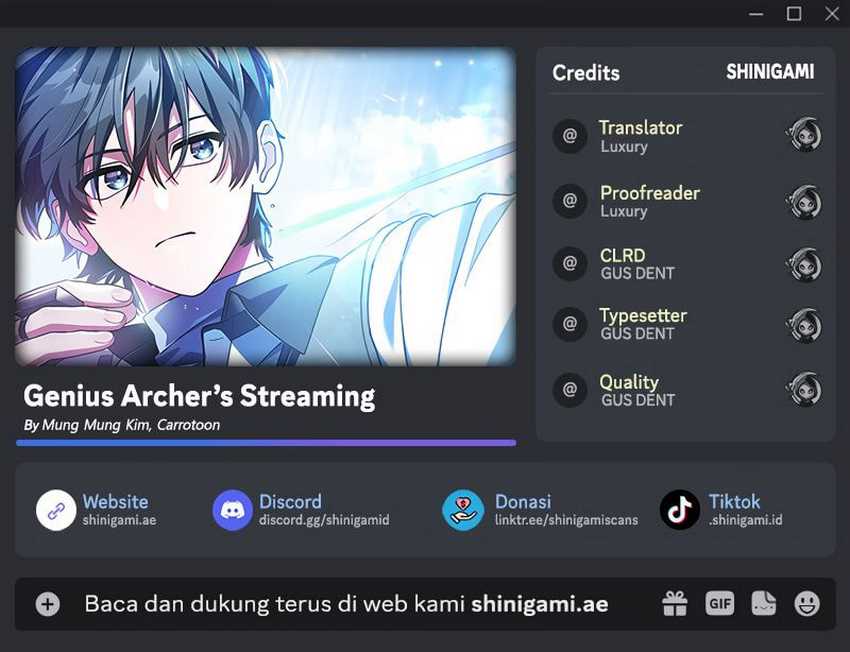 Komik Genius Archer’s Streaming Chapter 51 gambar nomor 1