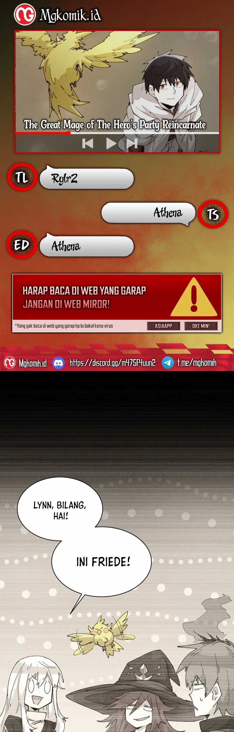 Komik The Rebirth of the Hero’s Party’s Archmage Chapter 60 gambar nomor 1