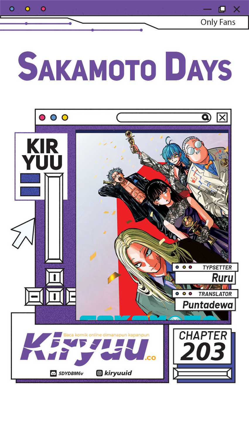 Komik Sakamoto Days Chapter 203 gambar nomor 1