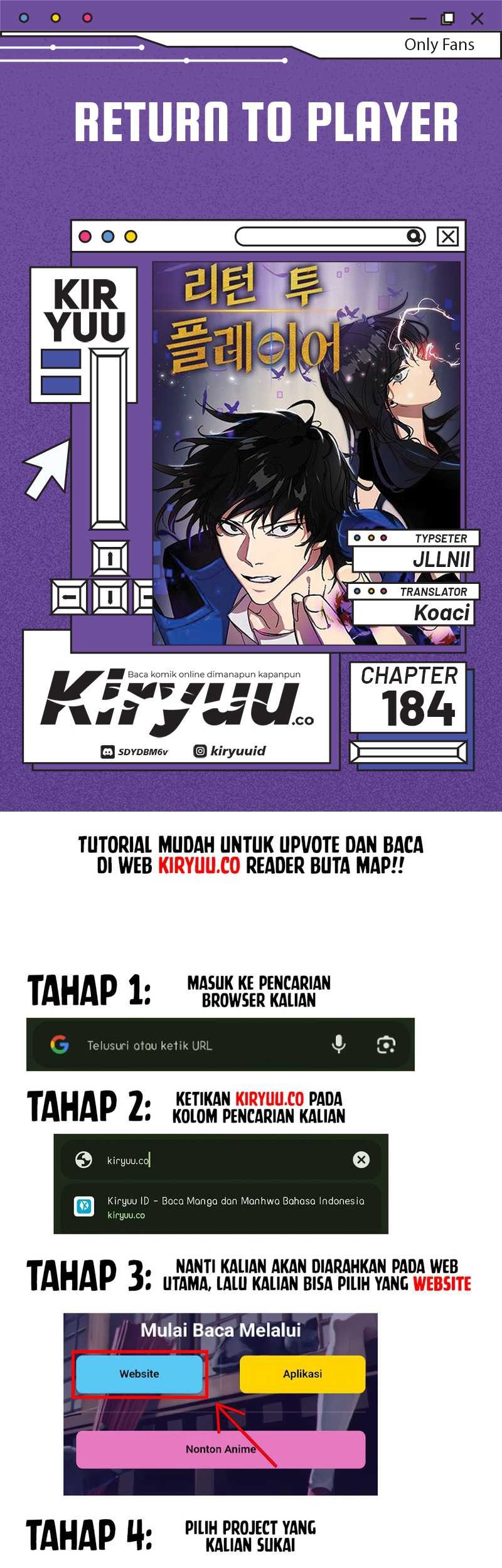 Komik Return to Player Chapter 184 gambar nomor 1