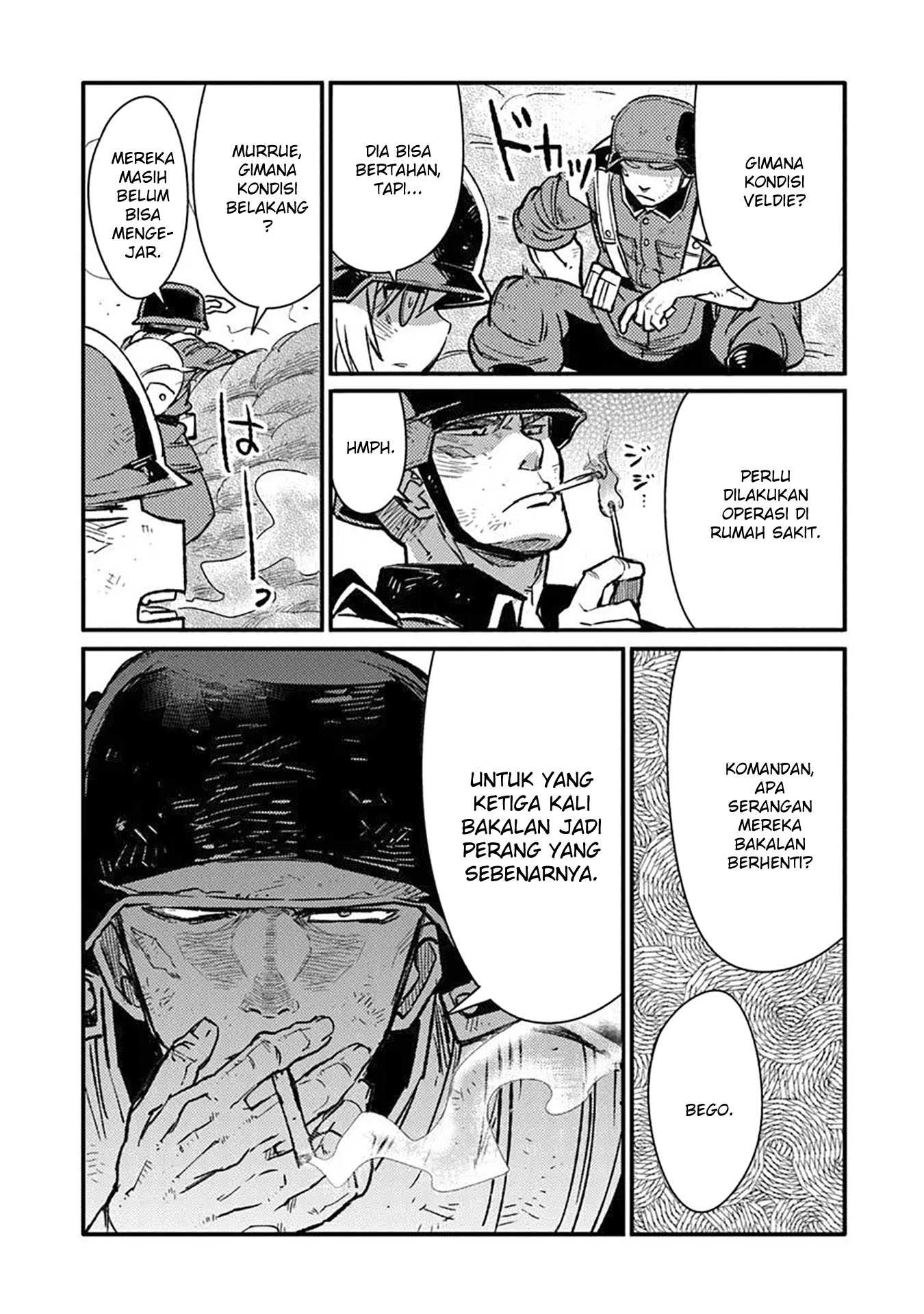 TS Eiseihei-san no Senjou Nikki Chapter 14 Gambar 22