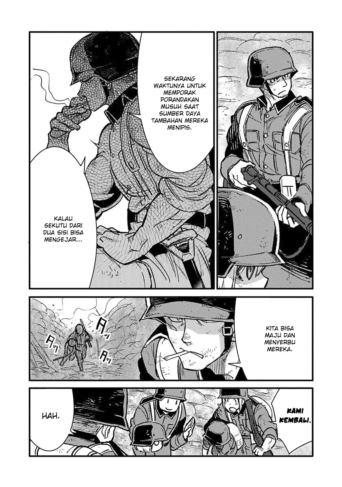 TS Eiseihei-san no Senjou Nikki Chapter 14 Gambar 23