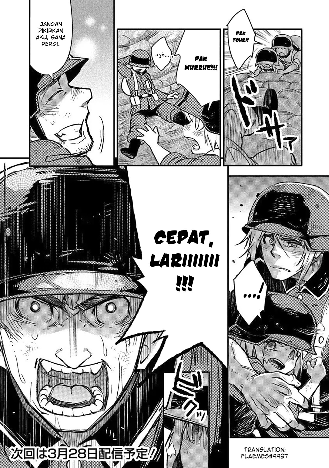 TS Eiseihei-san no Senjou Nikki Chapter 14 Gambar 34