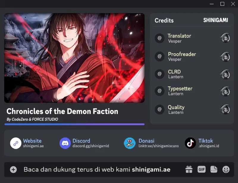 Komik Chronicles of the Demon Faction Chapter 109 gambar nomor 1