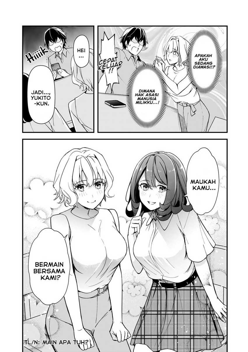 Ore ni Trauma wo Ataeta Joshi-tachi ga Chirachira Mitekuru kedo, Zannen desu ga Teokure desu Chapter 19.3 Gambar 11