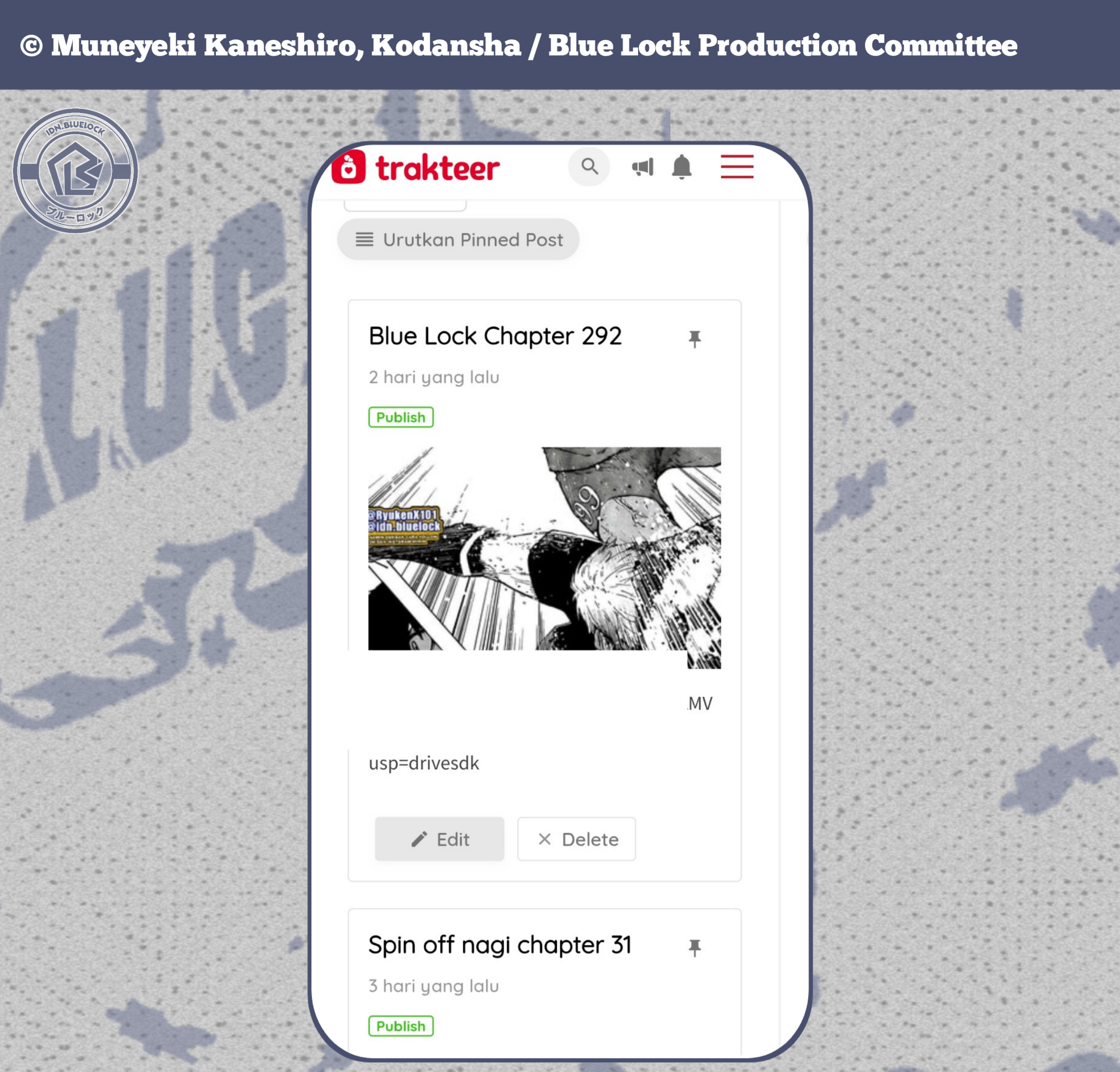 Blue Lock Chapter 290 Gambar 33