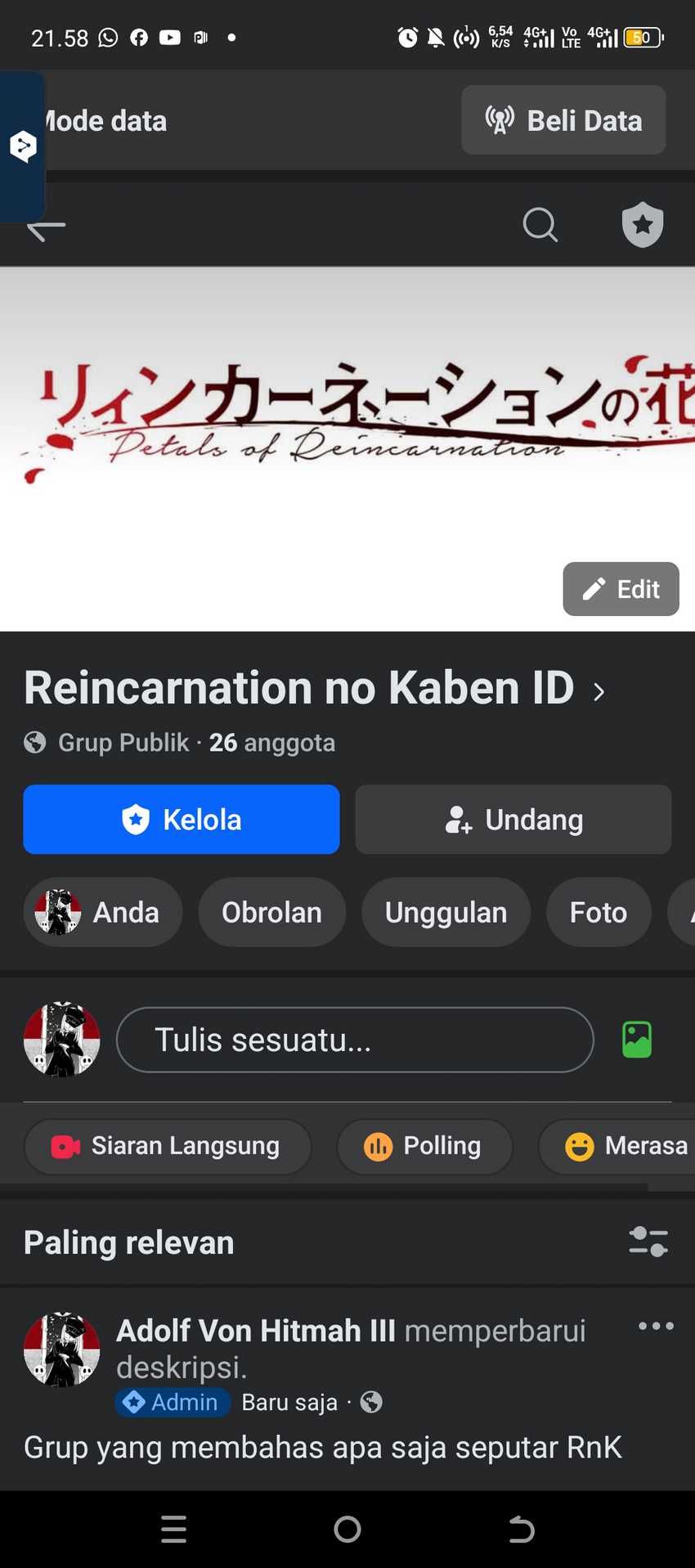 Reincarnation no Kaben Chapter 62 Gambar 37