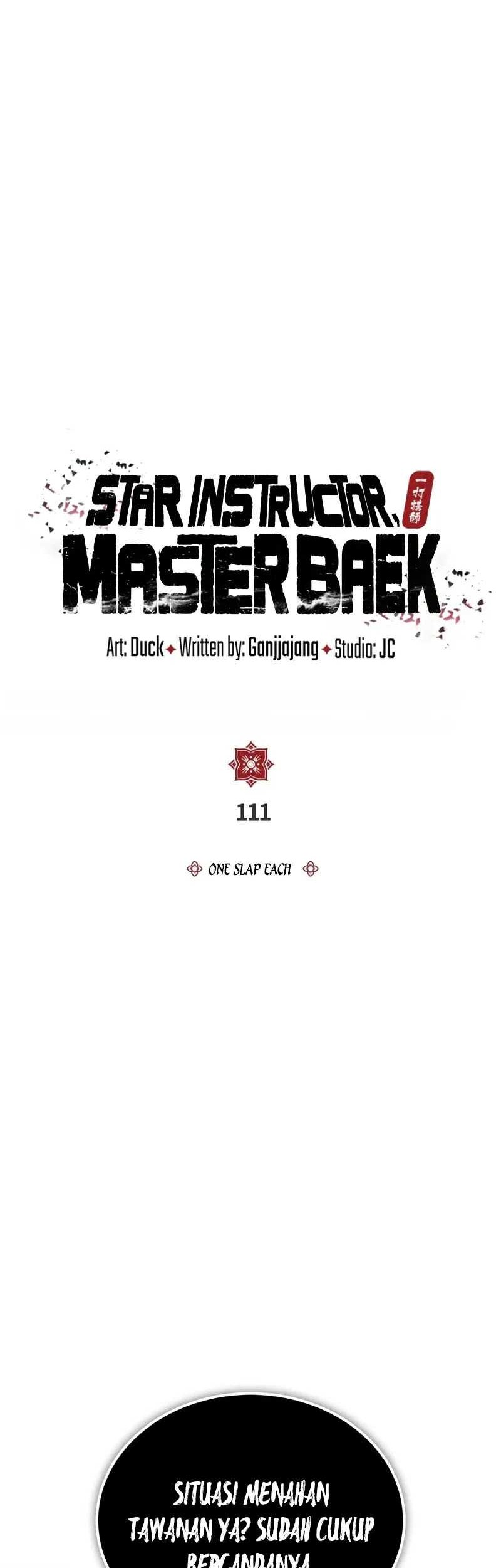 Number One Star Instructor Master Baek Chapter 111 Gambar 19