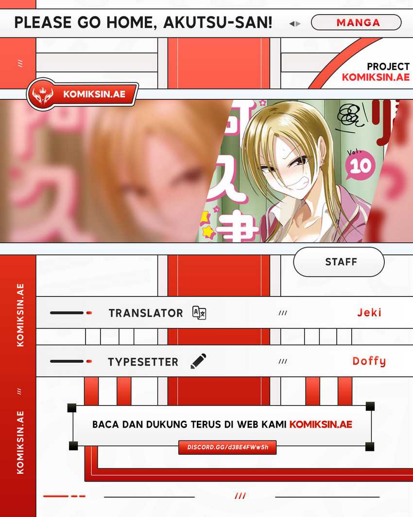 Komik Please Go Home, Akutsu-san! Chapter 189.2 gambar nomor 1