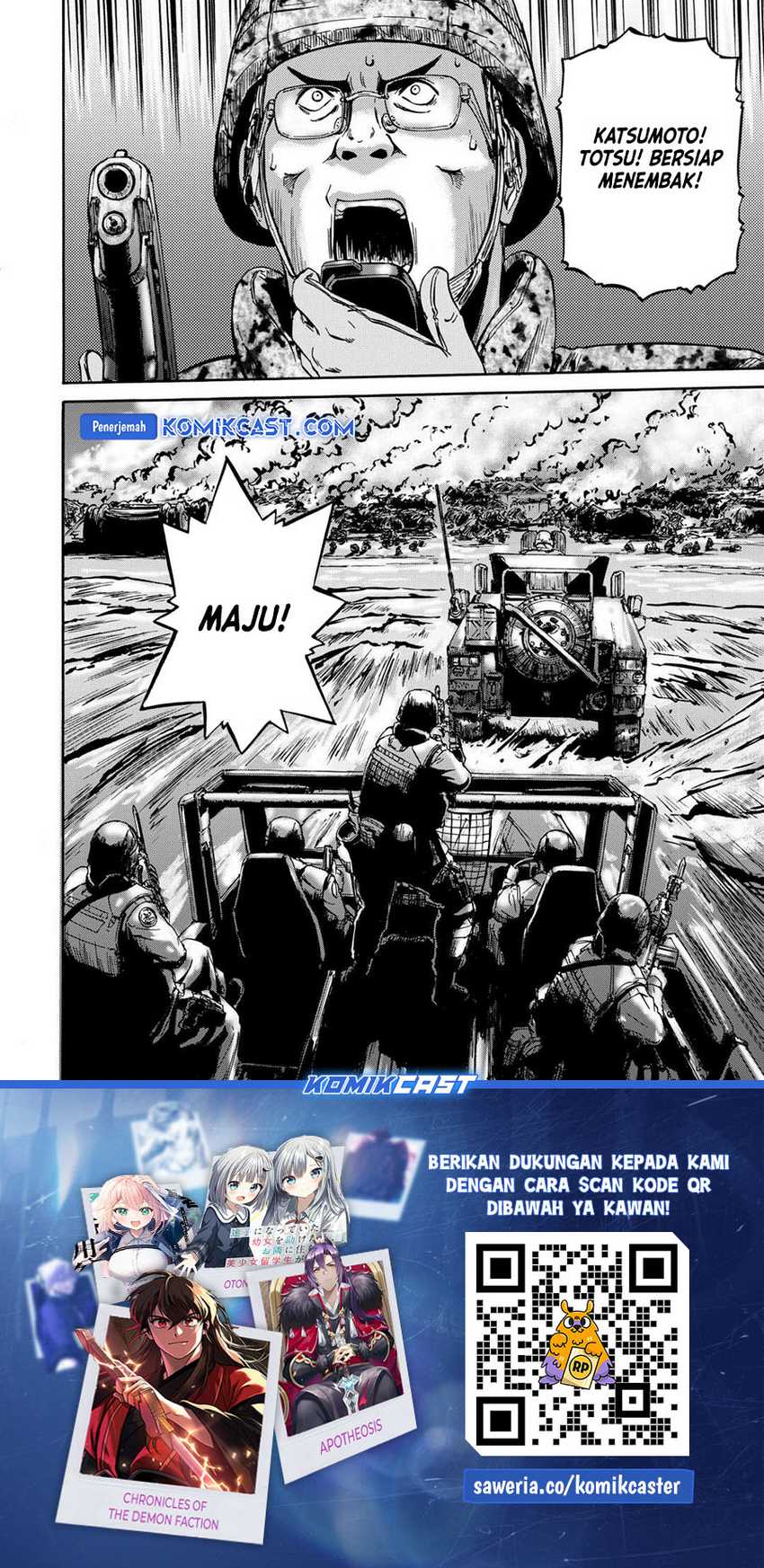 Gate – Jietai Kare no Chi nite Kaku Tatakeri Chapter 137 Gambar 33